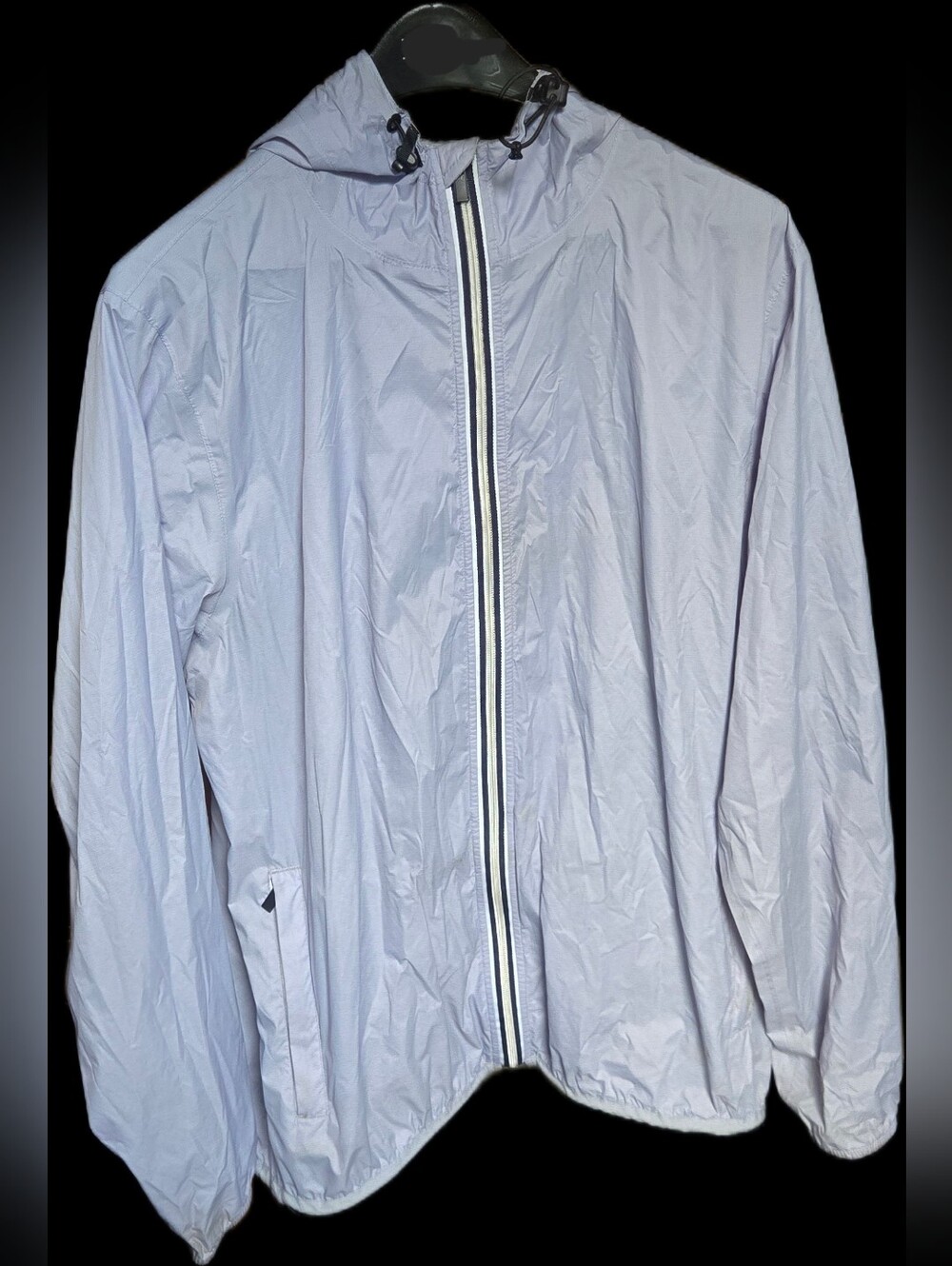 Light Lavender Hooded Windbreaker